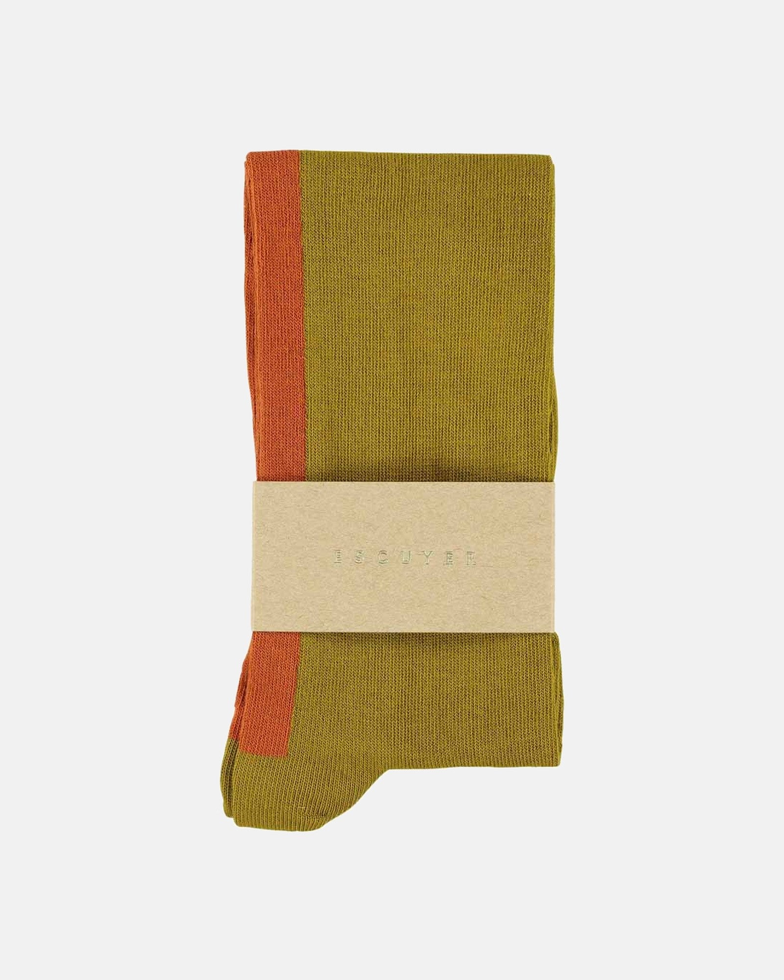 Escuyer bronze and lion knee high socks detail