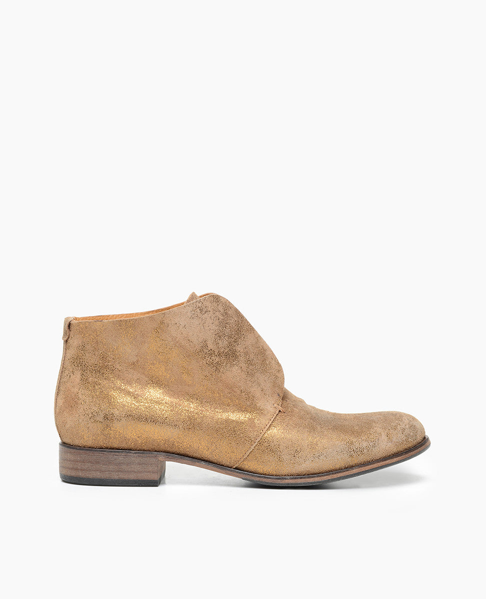 Warehouse Sale Tala Bootie Bronze Metallic Suede Coclico