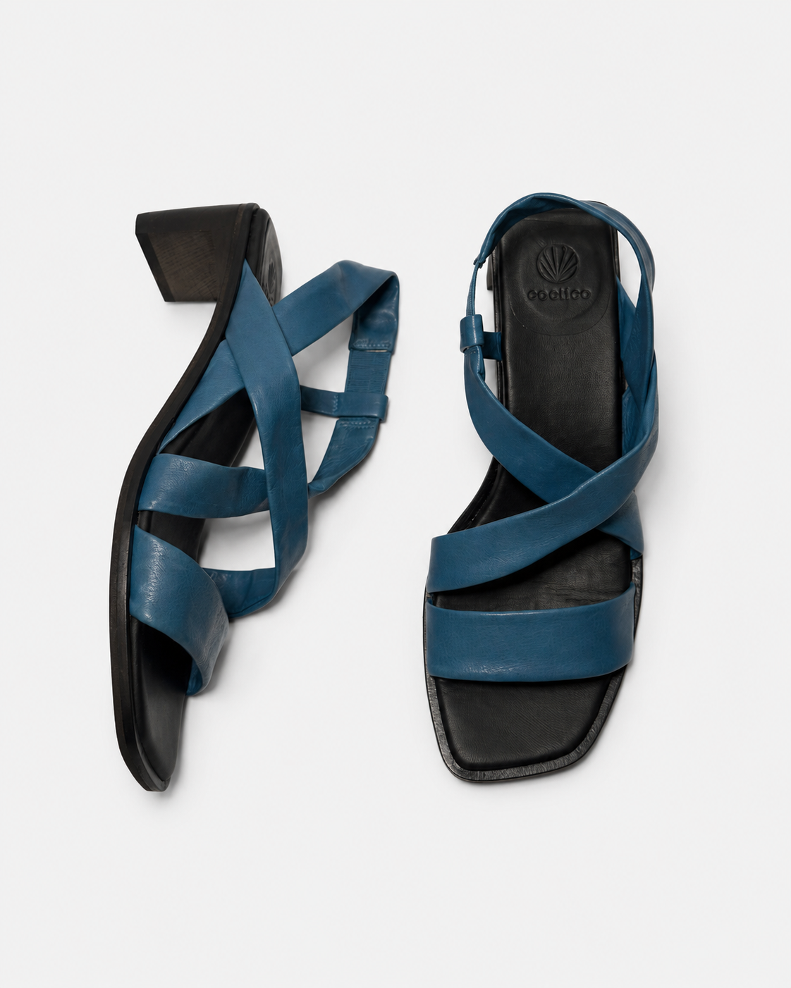 Archive Sale - Necessaire Heeled Sandal Petrolio