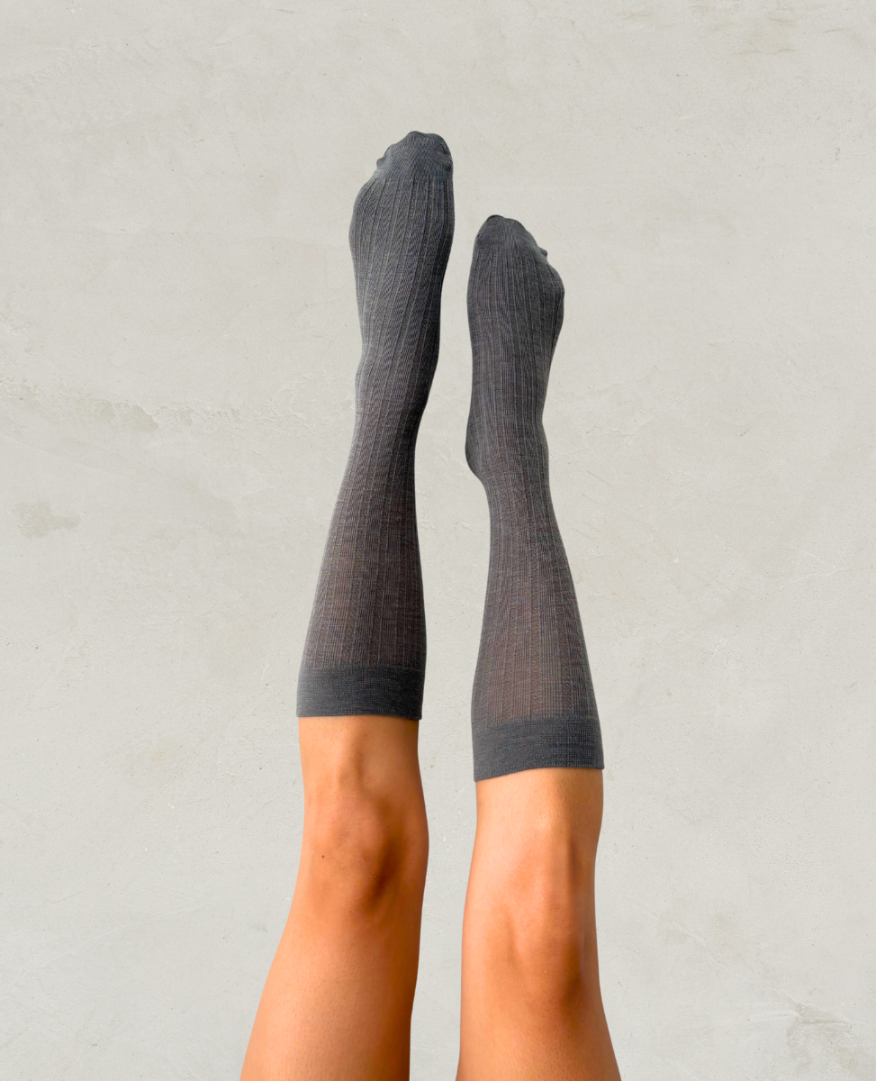 Swedish Stockings Freja Organic Wool Knee-Highs