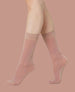 Swedish Stockings Ines Shimmery Socks Rose Dawn 2