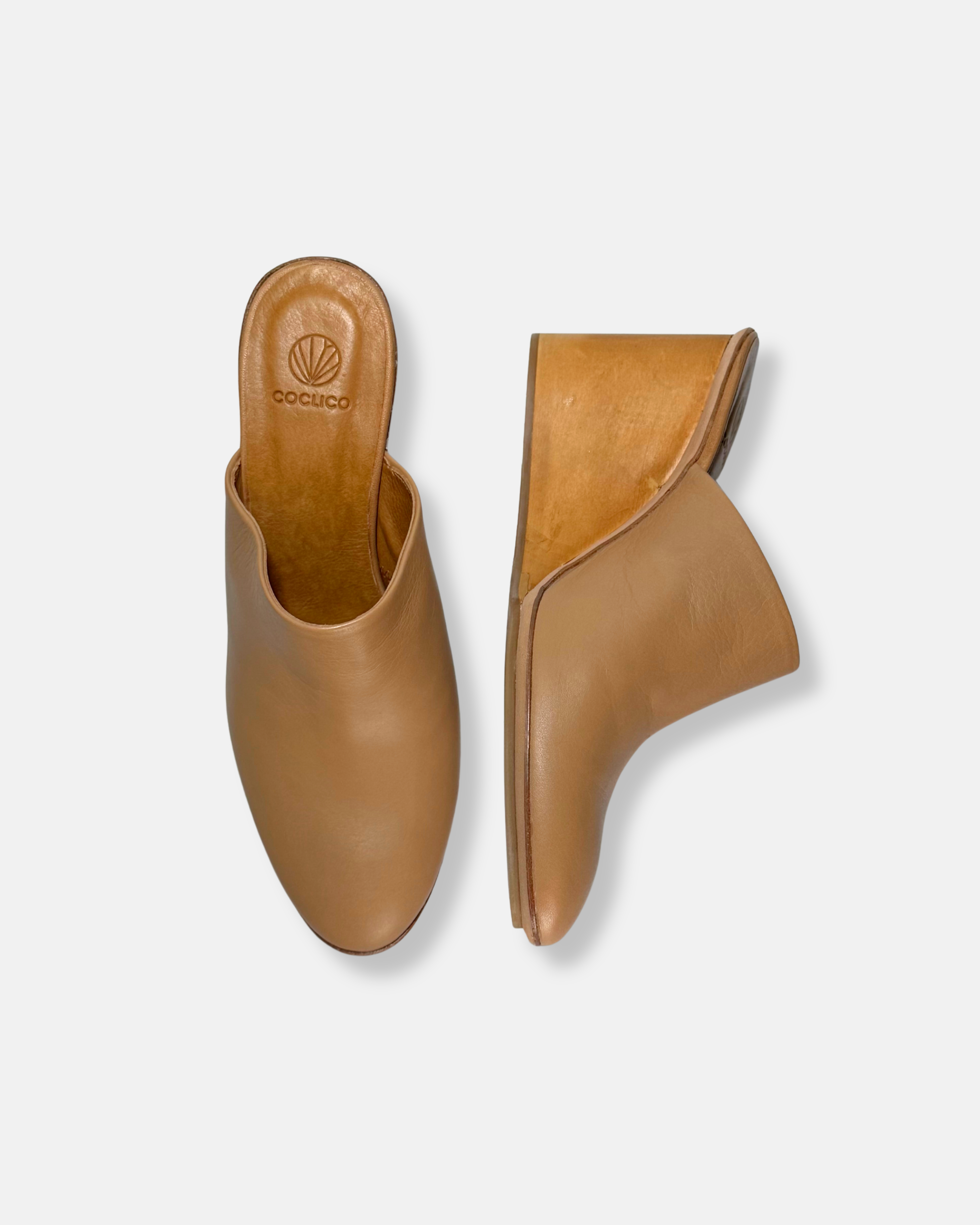 Archive Sale - Lima Wedge Mule Fango