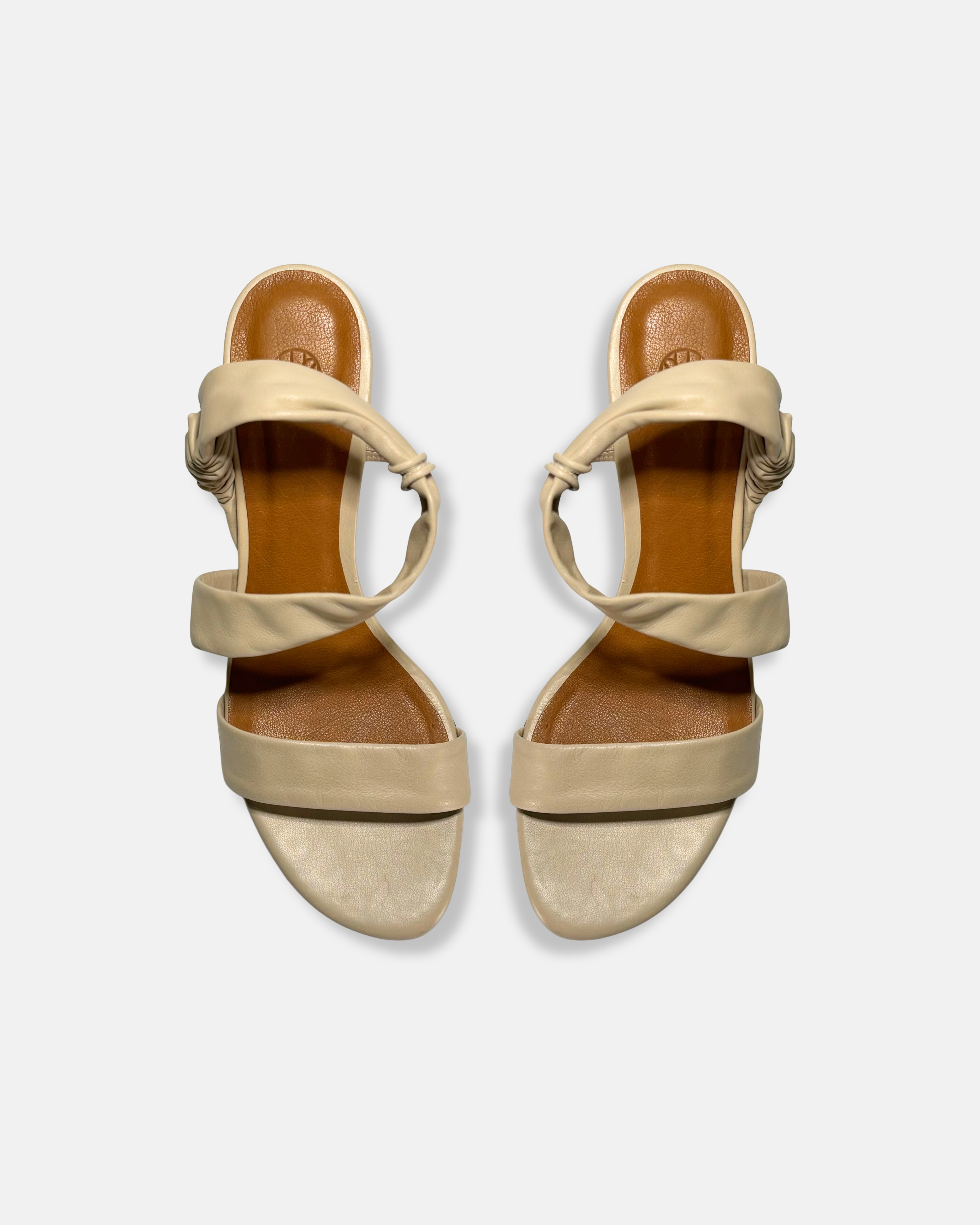 Archive Sale - Jade Heeled Sandal Latte