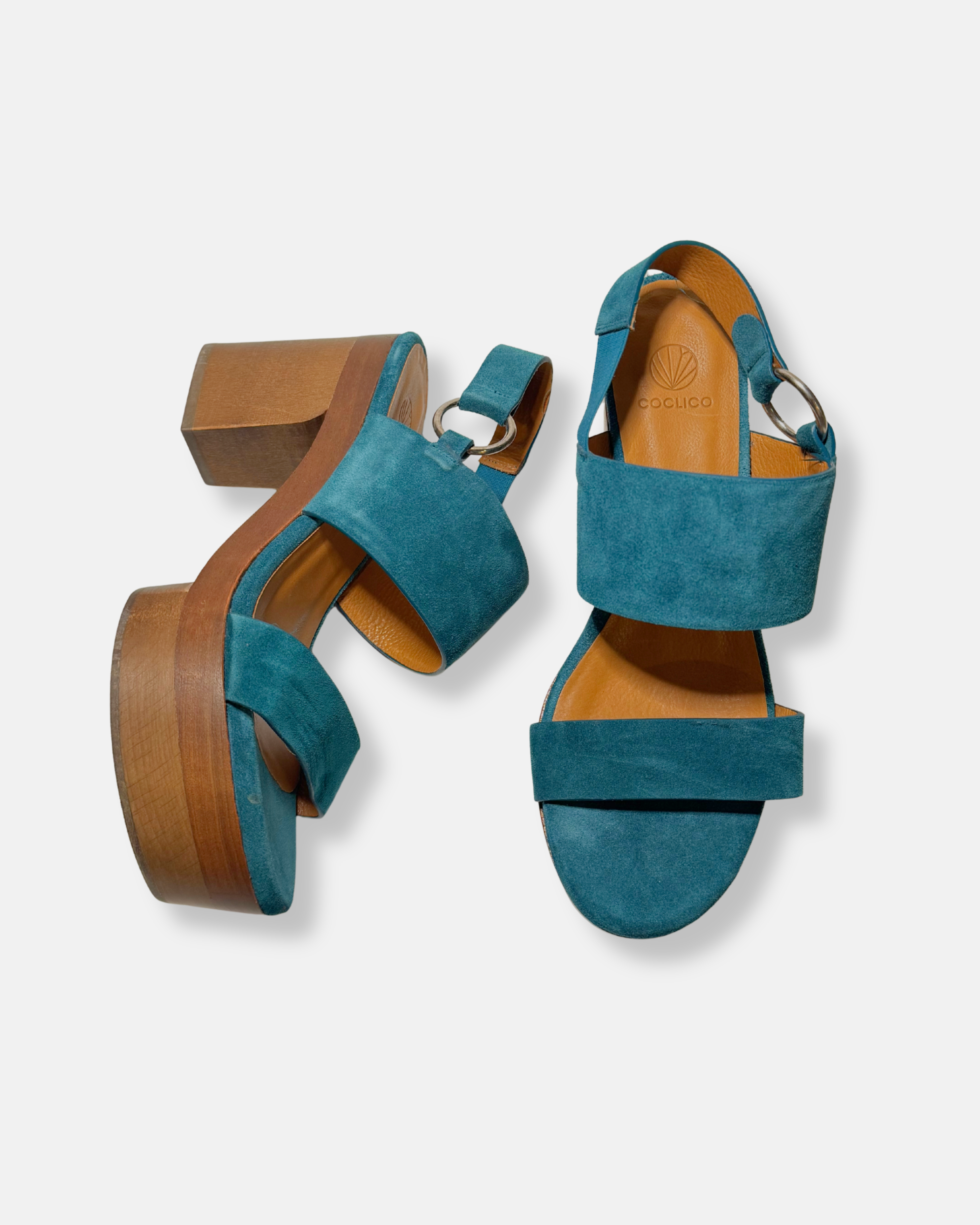 Archive Sale - Ocra Clog Sandal Petrol
