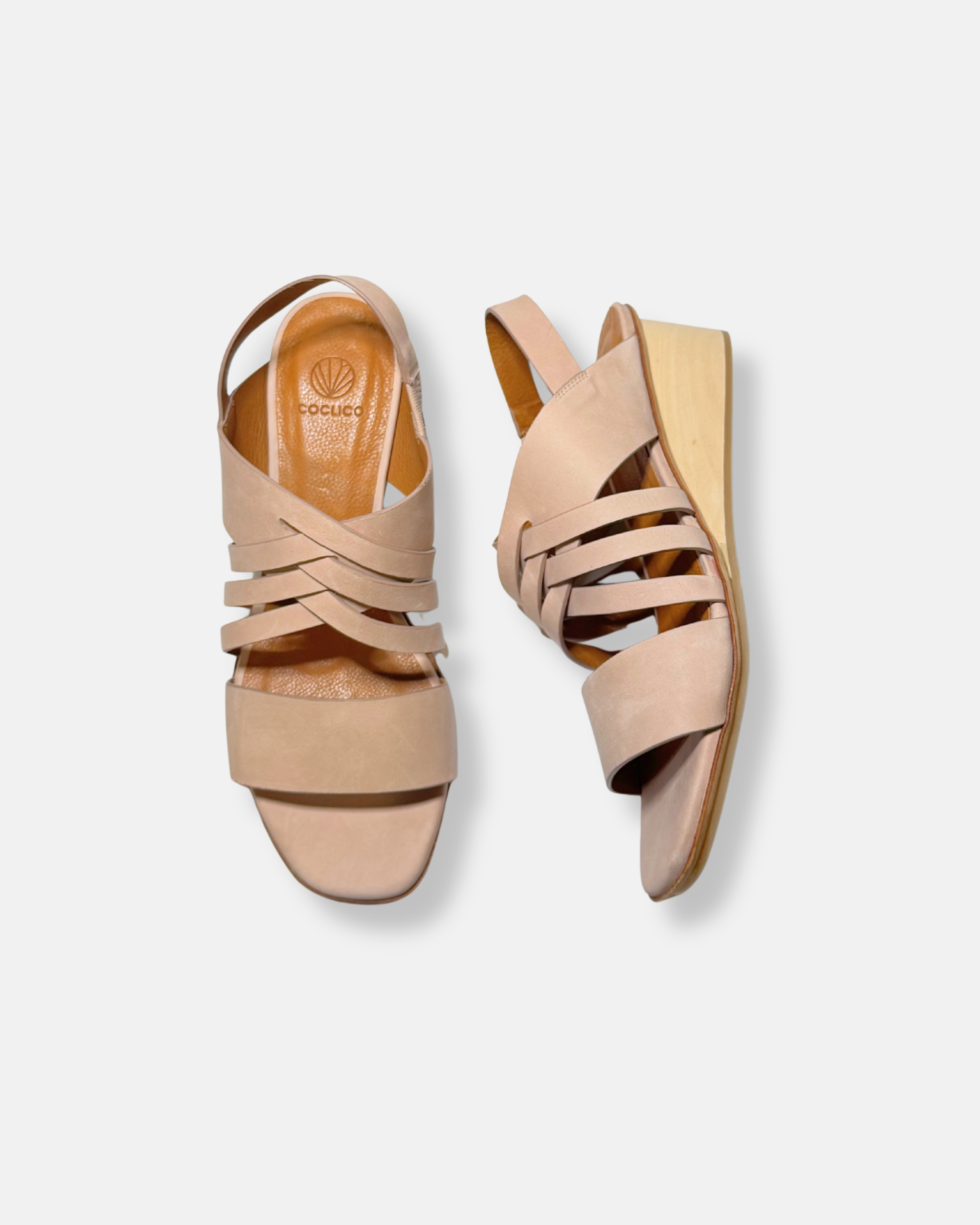 Archive Sale - Odessa Wedge Sandal Bone