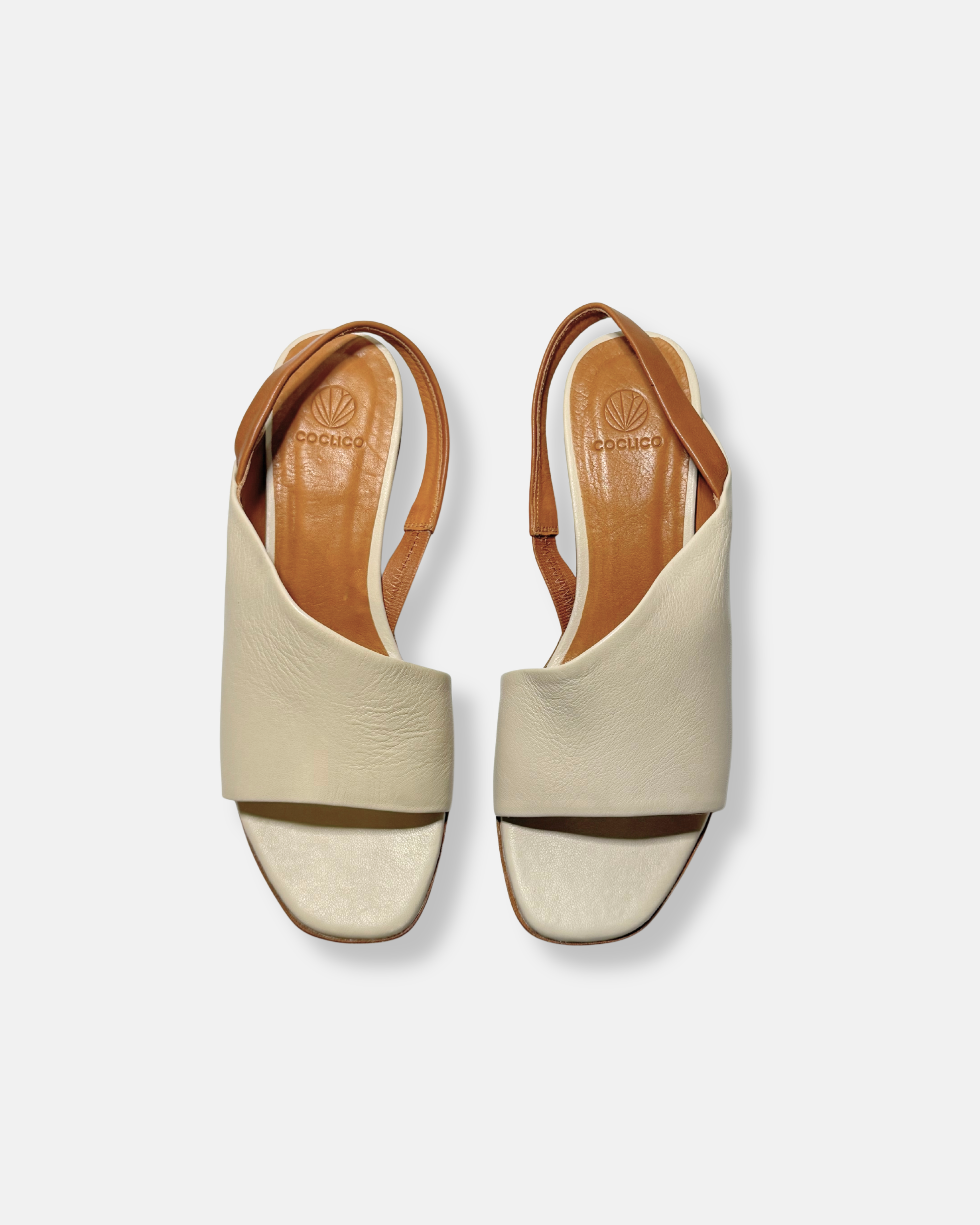 Archive Sale - Oka Wedge Sandal Greige