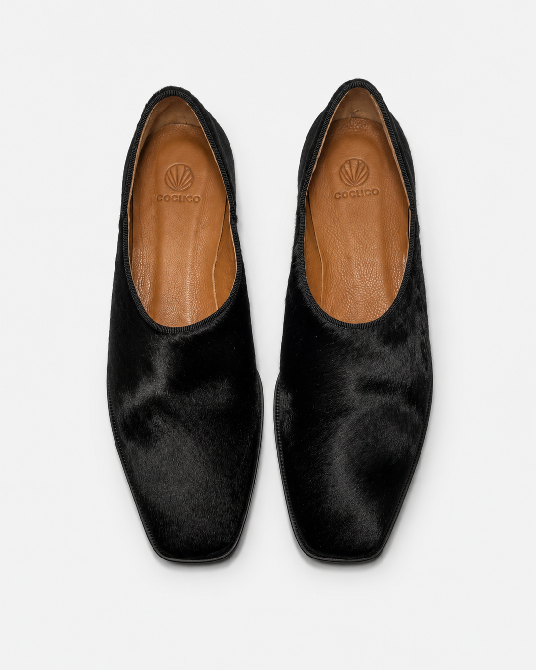 Archive Sale - Jackie Loafer Black Lux Hair