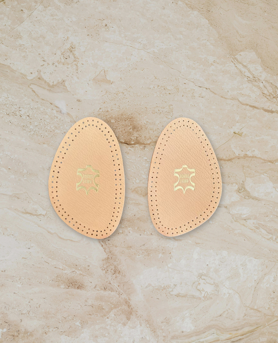 Half foot pads on stone surface