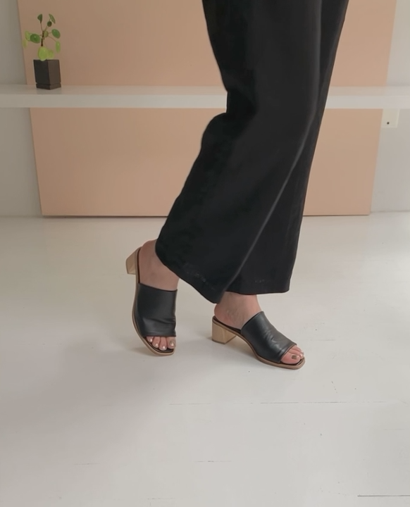 Video of Jacque on the foot, shown for fit and movement.