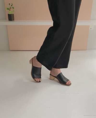 Video of Jacque on the foot, shown for fit and movement.