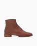 Coclico Eclair boot in Caramello leather: a laced-up boot with a round heel, patch sole and back-zip closure - side view.  1