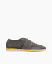 Coclico Women's Casual Flat with crepe sole in grey suede 1
