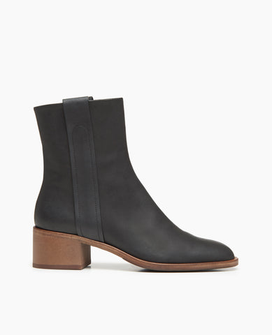 Celia Boot Black Lux Hair Coclico