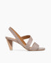 Coclico women's strappy slingback sandal with two-tone solid wood heel.  Coclico shoes are sustainably made in Spain. 1