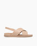 Coclico women's simple crossband slingback sandal in neural leather. Coclico shoes are sustainably made in Spain. 1