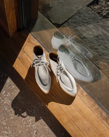 Quinn Boot, Greige Nubuck | Coclico